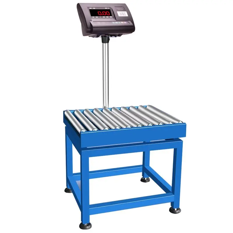Roller scale Three-color alarm Bluetooth printing Weight checking and sorting Logistics waterline Unpowered roller electronic
