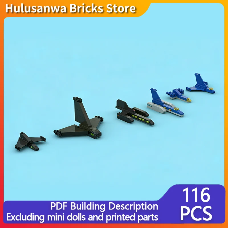 

Shuttle Spaceships Set Model MOC Building Bricks War Equipment Modular Technology Gifts Holiday Assemble Children Toys Suit