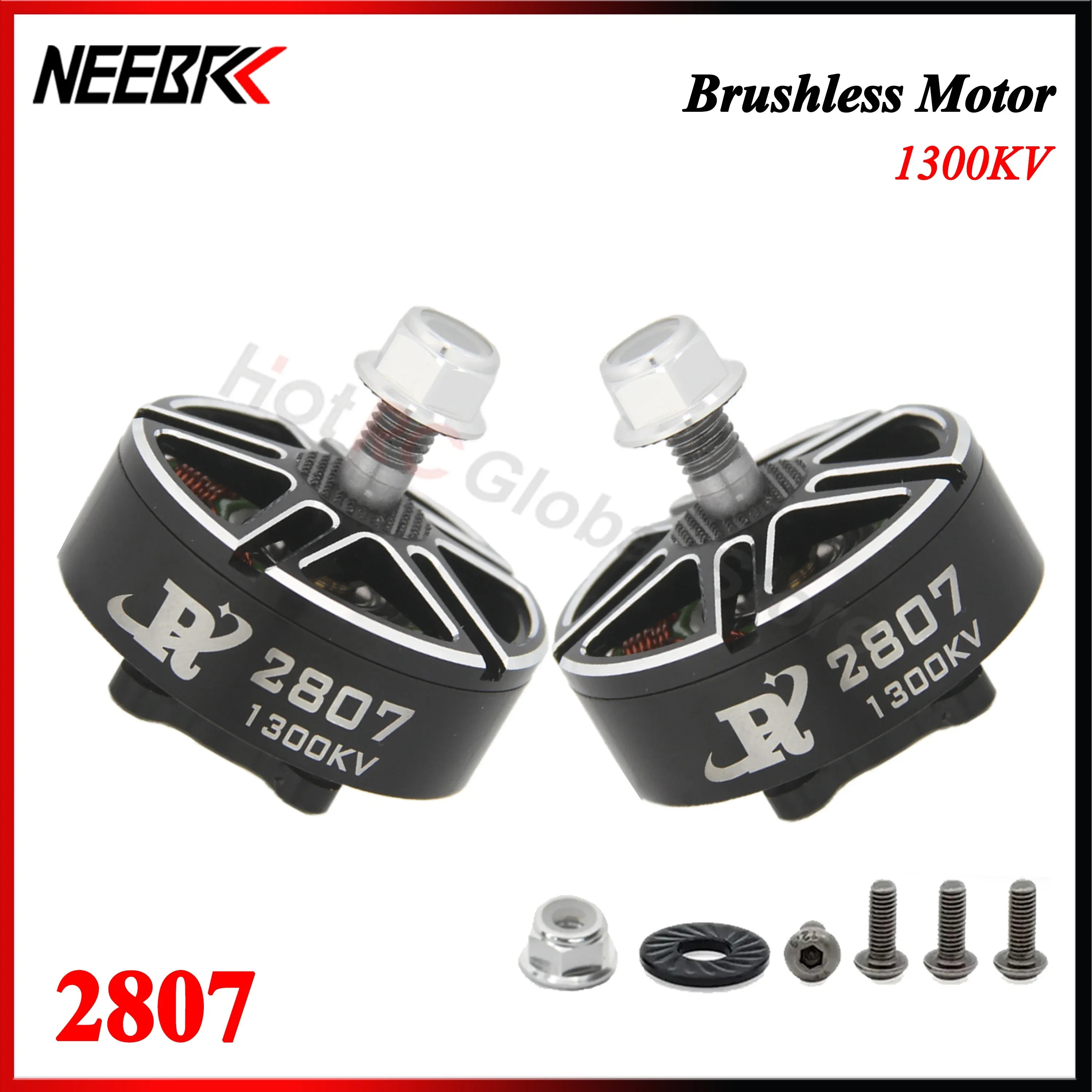 

NEEBRC 2807 2806.5 1300KV Outrunner Brushless Motor 3-6S for FPV Racing Drone Fixed-wing Plane APEX Mark4 Mark5 XL5 7/ 8/10inch