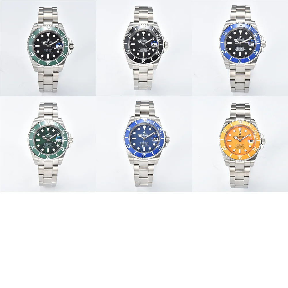 Relojes con logotipo personalizado para hombre, 30 estilos, reloj automático de lujo de primeras marcas para hombre, reloj de pulsera con calendario de cristal de zafiro AR