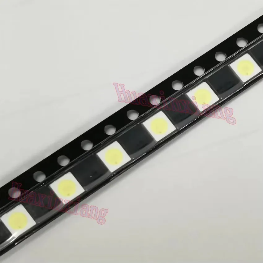 100 pz/lotto SMD LED 1W 3535 3v bianco freddo 90Lm ad alta potenza per applicazioni di retroilluminazione LCD/TV Unity-Opto