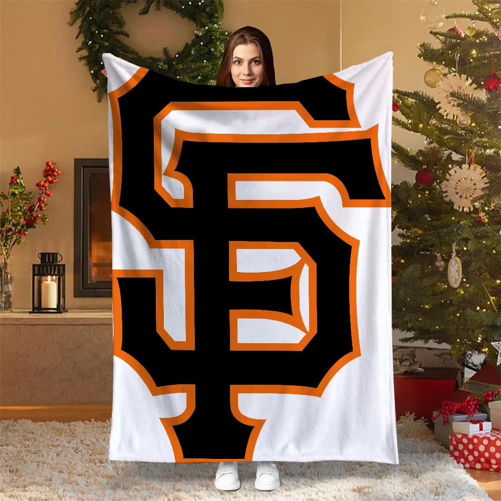 S-San F-Francisco Giants Decorative Blanket for Winter Sofa Blankets & Throws Throw Blanket King Size Cobija Interior for Home