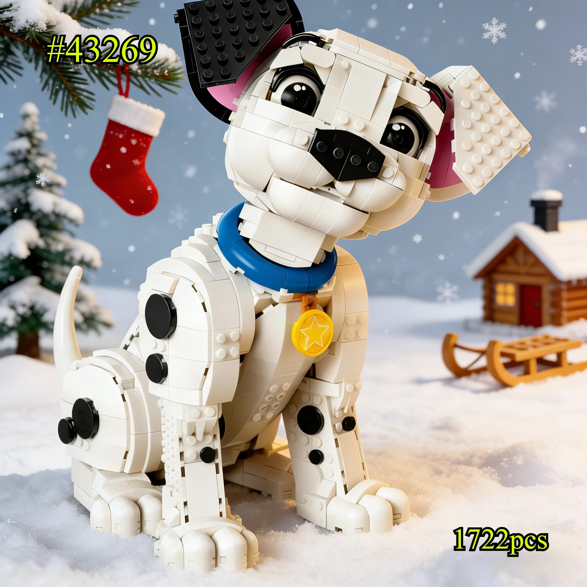 

Loyal Puppy 43269 Building Blocks Sets Compatible with Legoed Particles Suitable for Christmas Gifts 1722pcs