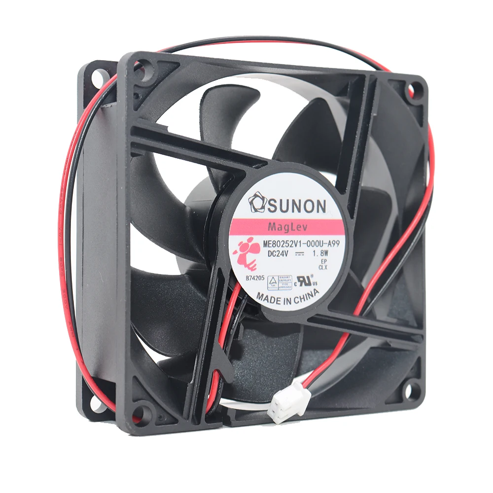 SUNON ME80252V1-000U-A99 8cm 24V 1.8W Inverter Fan New Condition High-Quality Computer Hardware Accessory