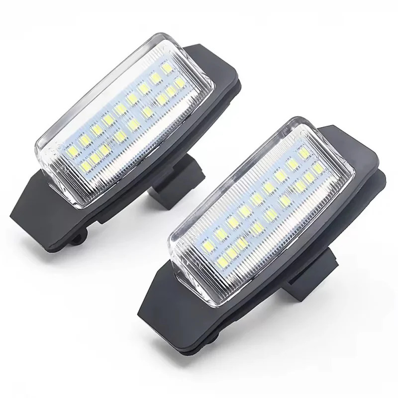 2Pcs 6000K White Car LED License Plate Light For Mitsubishi Outlander Eclipse Cross Lancer Galant Car-Styling Number Lamps - view 2