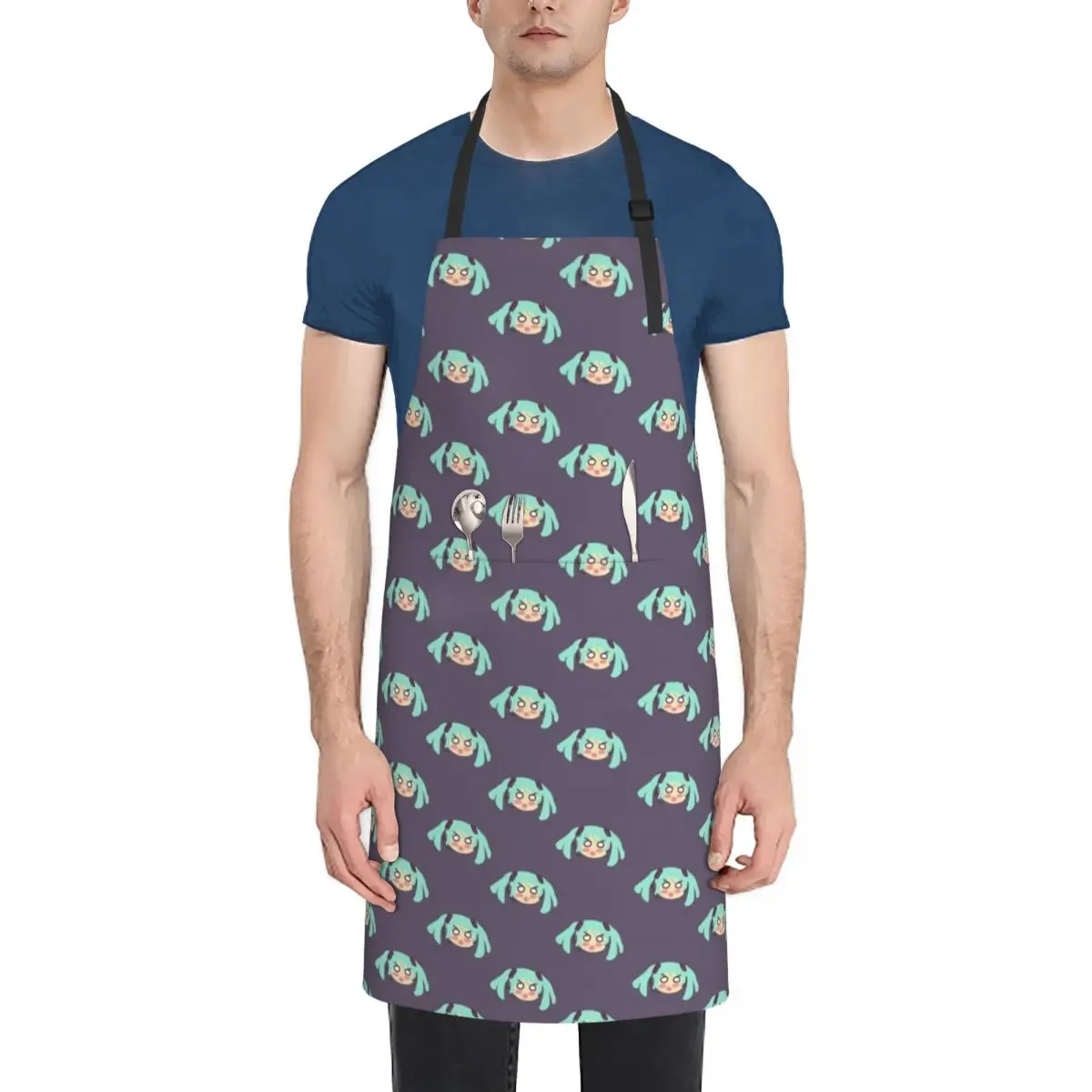 The Miku Binder Pattern Apron professional kitchen Hairdressing Apron