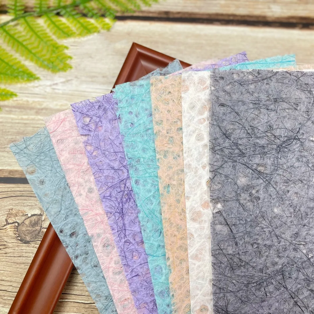 10Pcs A5 Color Vintage Hollow Out Scrapbooking Paper DIY Junk Journal Diary Planner Collage Decoration Tissue Paper Material