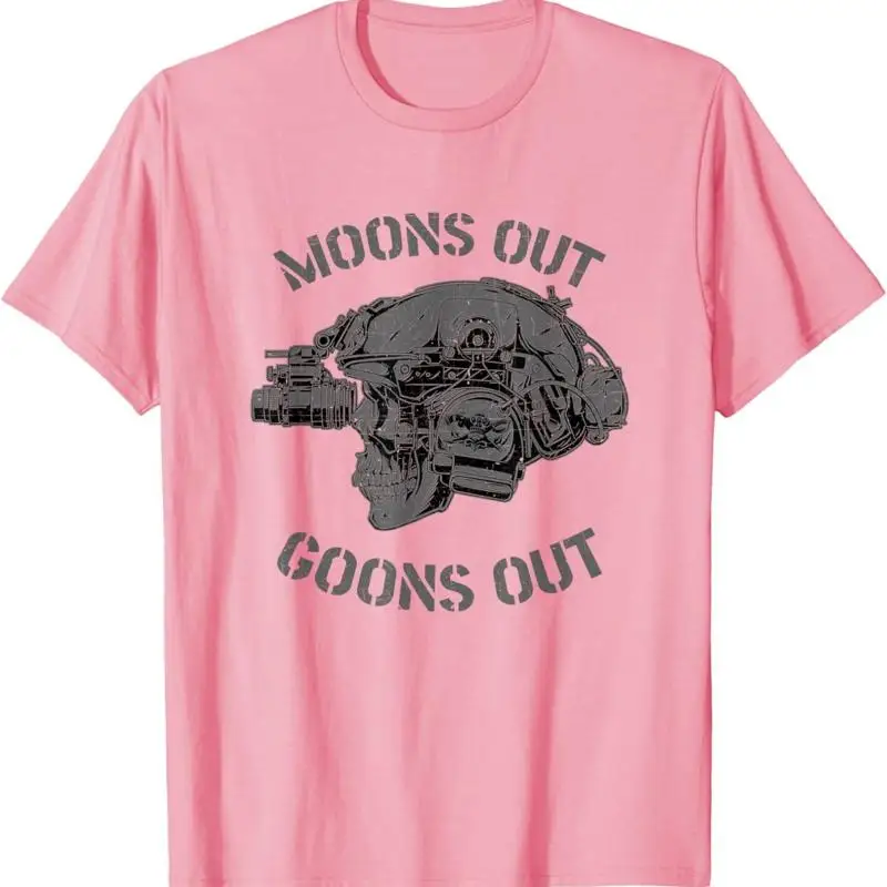 Goons Out Moons Skull Helmet Nvgs Nsw Swcc Dbg Pin T Shirt