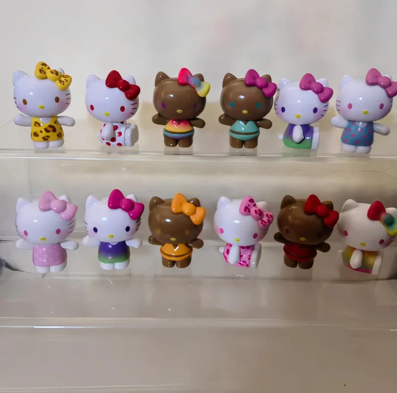 

New Kt Cat Daily Life Series Blind Box Cute Mini Action Figure Handmade Dolls Desktop Decoration Girls Birthday Birthday Gifts