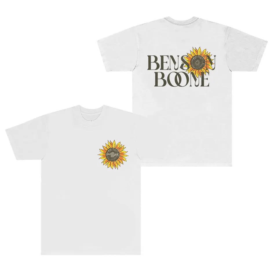 Benson Boome サンフラワーTシャツ Sサイズ Benson Boone Sunflower Tee Fireworks and Rollerblades Tour Merch