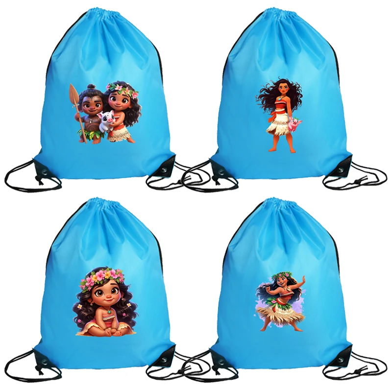 

Рюкзак Disney Moana 2, водонепроницаемая сумка с мультяшным принтом в стиле аниме, Kawaii, портативные сумки для хранения большой емкости, подарки