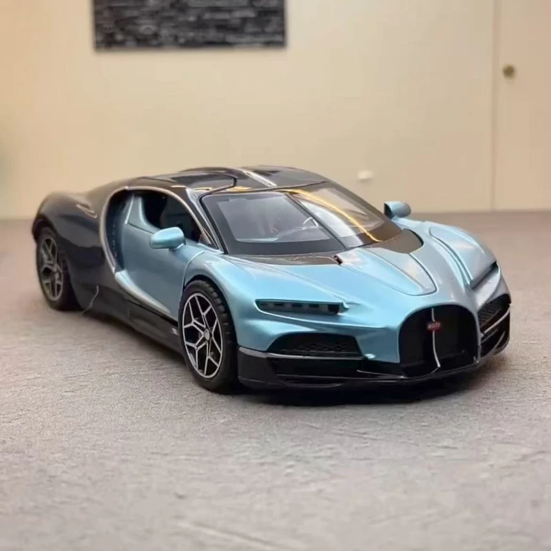 

Модель спортивного автомобиля Tourbillon из сплава, масштаб 1:32, литая металлическая игрушечная машинка с имитацией звука и света, коллекционная, подарок для детей