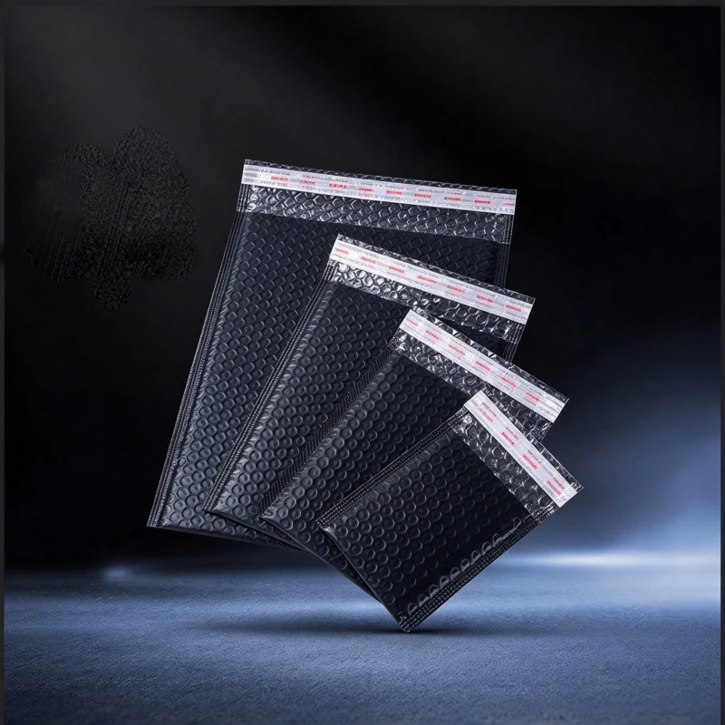 10pcs Black Bubble Envelope Bag Waterproof Foam Transport Express Bag Self Adhesive Packaging Sorting Bag - view 5