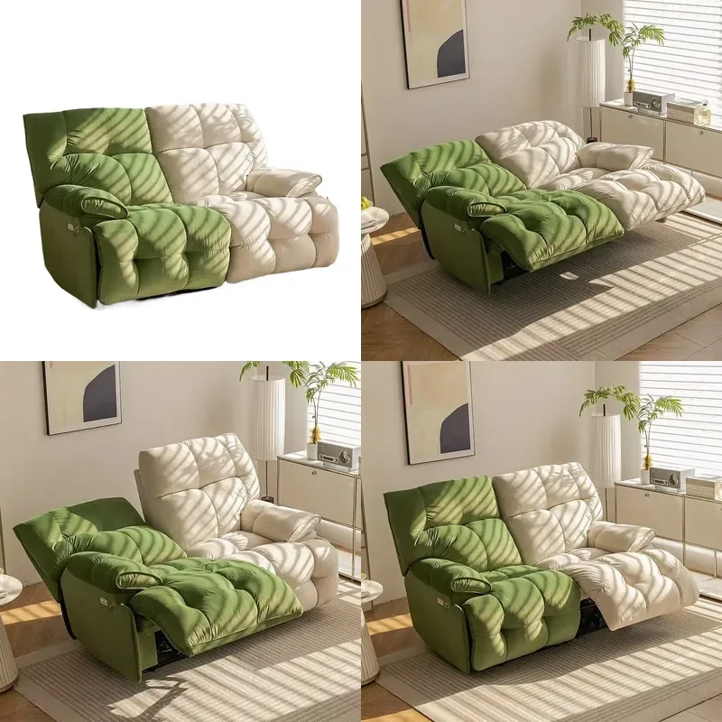 for Multifunctional First Class Space Sofa Hair Double Seat Lazy Sofa Cabin Living Room Massage Heating Cloud Sofa Electric