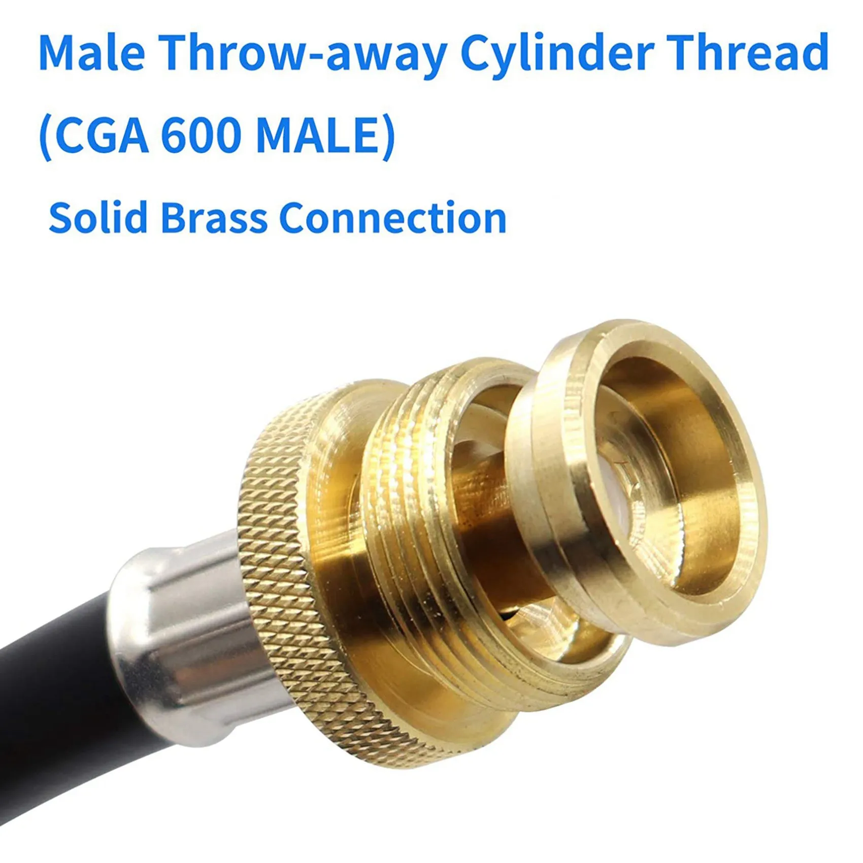 A94E-2 Pack 6FT Шланг-переходник для пропана от 1 до 20 фунтов, соединительный шланг POL для нагревателя Buddy, плиты, портативного гриля