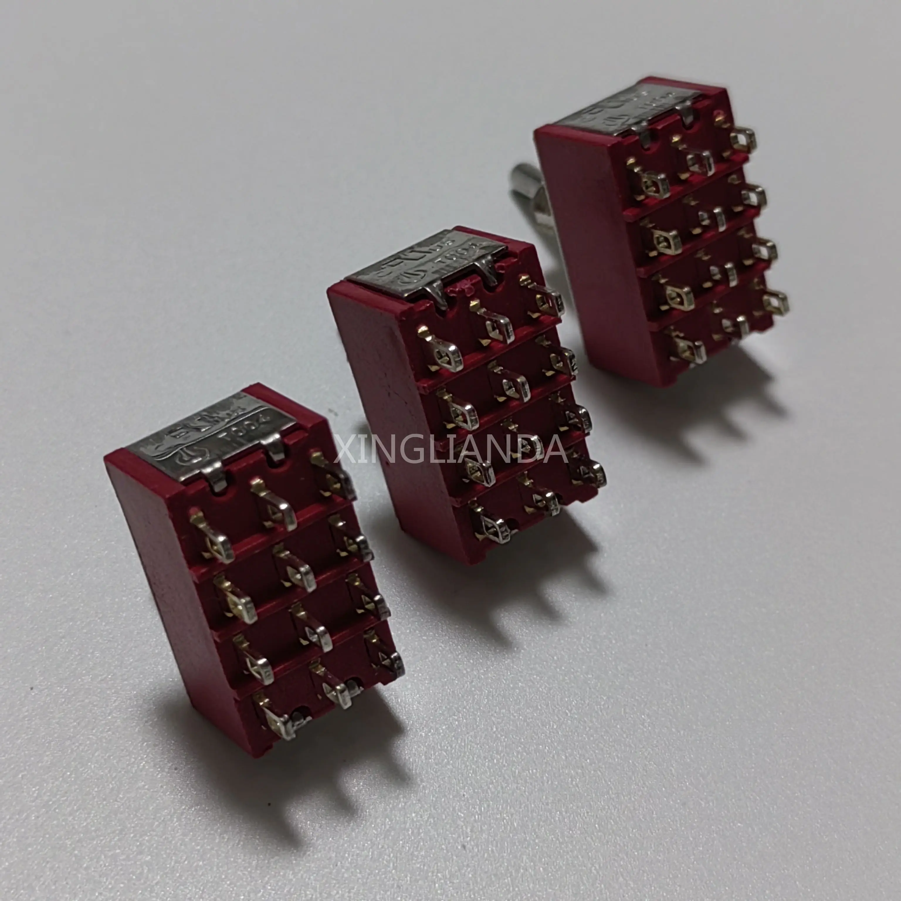 MTS-402 6mm Toggle Switch Single Pole Double Throw SPDT ON-ON 120VAC 6A 1/4 Inch Mounting 13*22MM (MTS402) 2Positions 12Pins