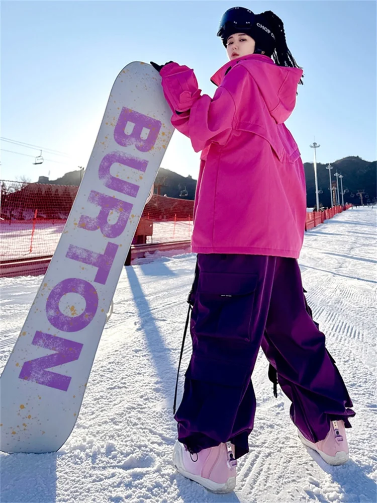 Outdoor Amerikaanse Sle Fce Hoodie Set Heren Waterdicht Winddicht Warm Skipak Casual Sportkleding Ensemble