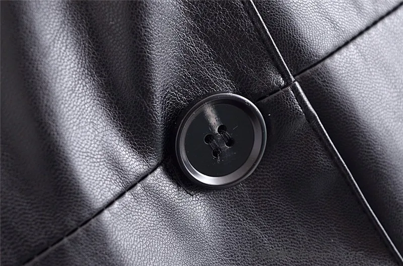 

Retro Oversize Boyfriend Sle Faux Leather Suit Jaet High Street Faion ape Slimming Outerwear Women's Spring Collection