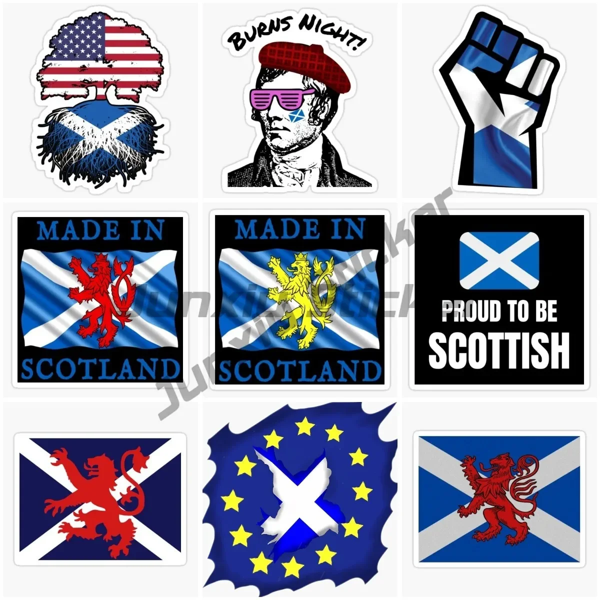 

Оригинальные наклейки с эмблемой шотландского флага, прочные виниловые наклейки, наклейки для ноутбука, скутер, велосипед, мотоциклетный шлем, наклейка, декор