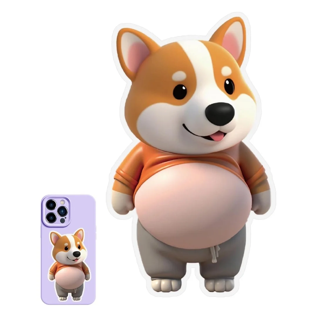 3D Shiba Inu Sticke…