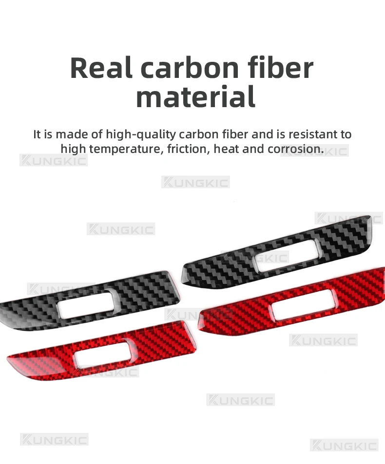 Echter, weicher Carbonfaser-Aufkleber für SEAT Ateca 5F 2016-2025 und Cupra Ateca 5F 2018-2025, LHD RHD, für die zentrale Steuerung und den Luftauslass im Auto – Detail 4