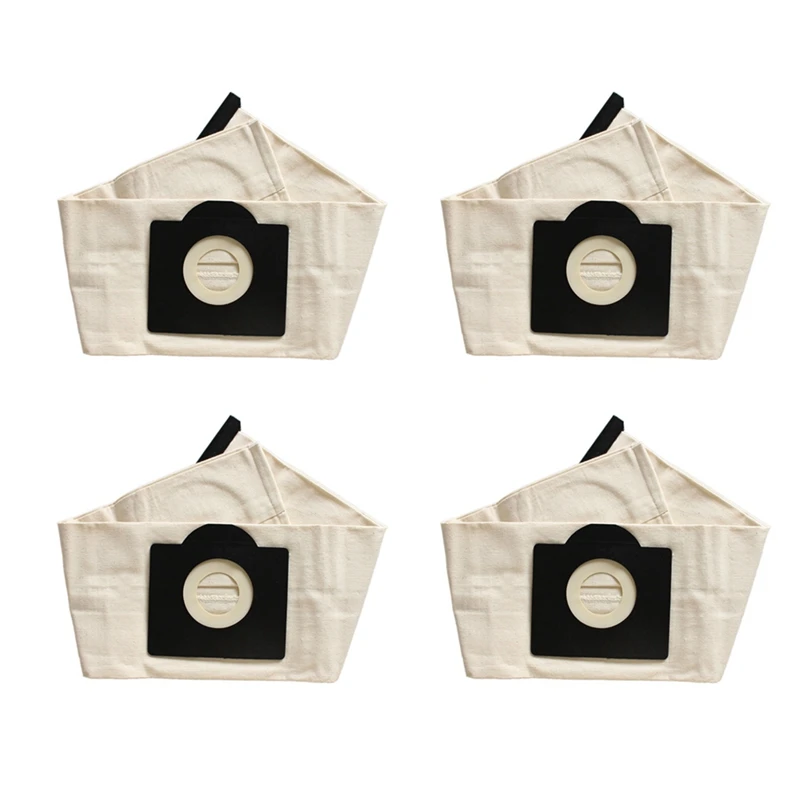 2025-4X Washable Filter Bags For Karcher WD3 Premiu Vacuum Cleaner Bag Proscenic Vacuum Part