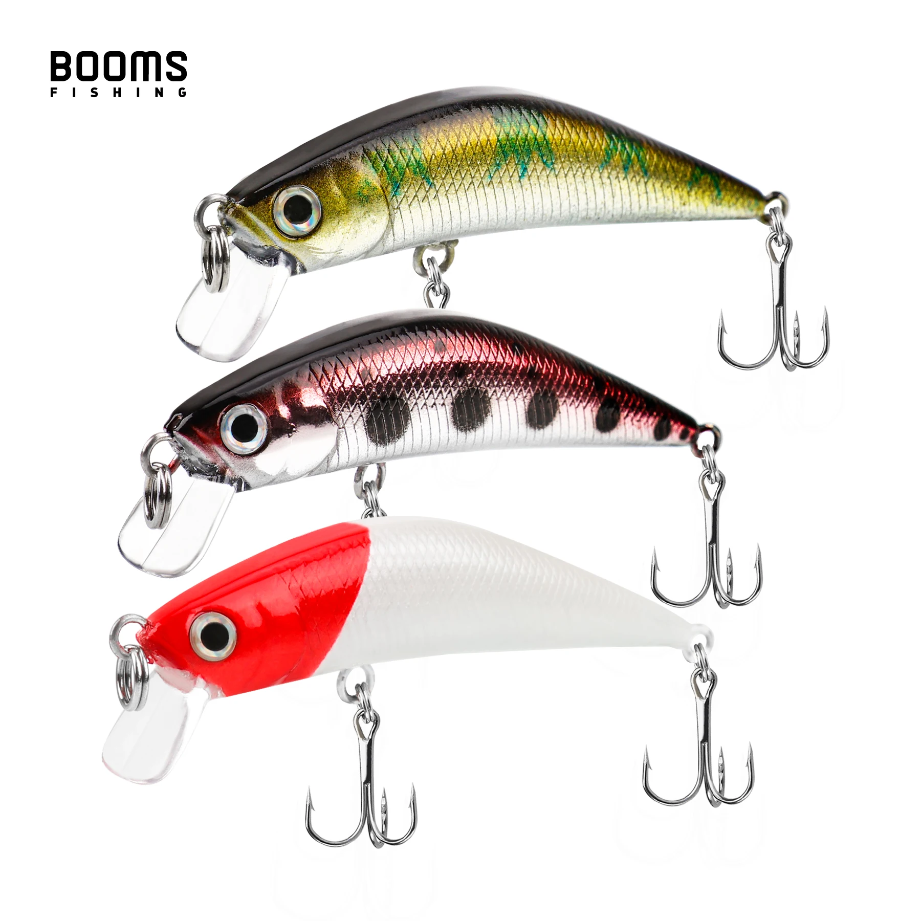 

Boms Fishing MI3, 3 шт., искусственная приманка, 16 см, 5g, новинка, хит, блесна, рыболовные приманки, жесткие 3D воблер с глазами, воблеры, щука, карп, снасти