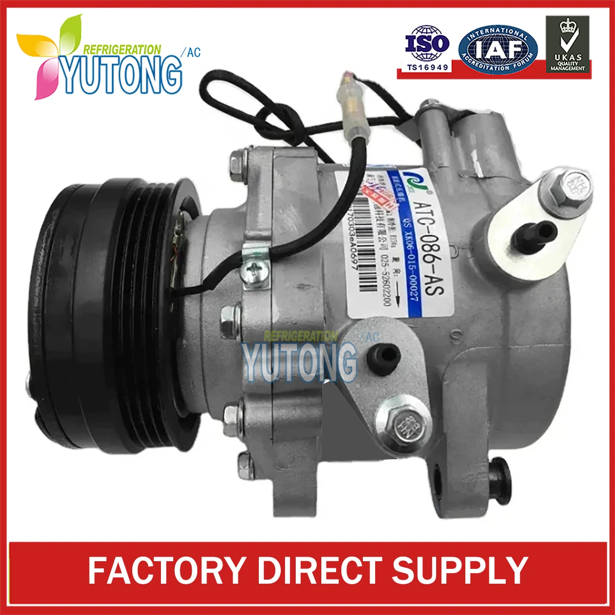 ATC-086-AS Ac Compressor for Chevrolet N300 N300P MOVE A24512648 24512648 23885876 6407B