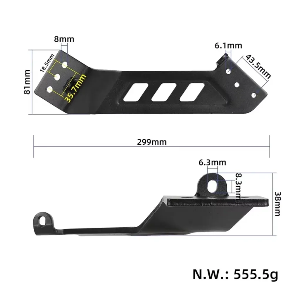 1SET Metal Material Front Arm Bracket Left Right Pair Replacement Parts for Kamikaze K1 K1 Plus Electric Scooter Long Lasting