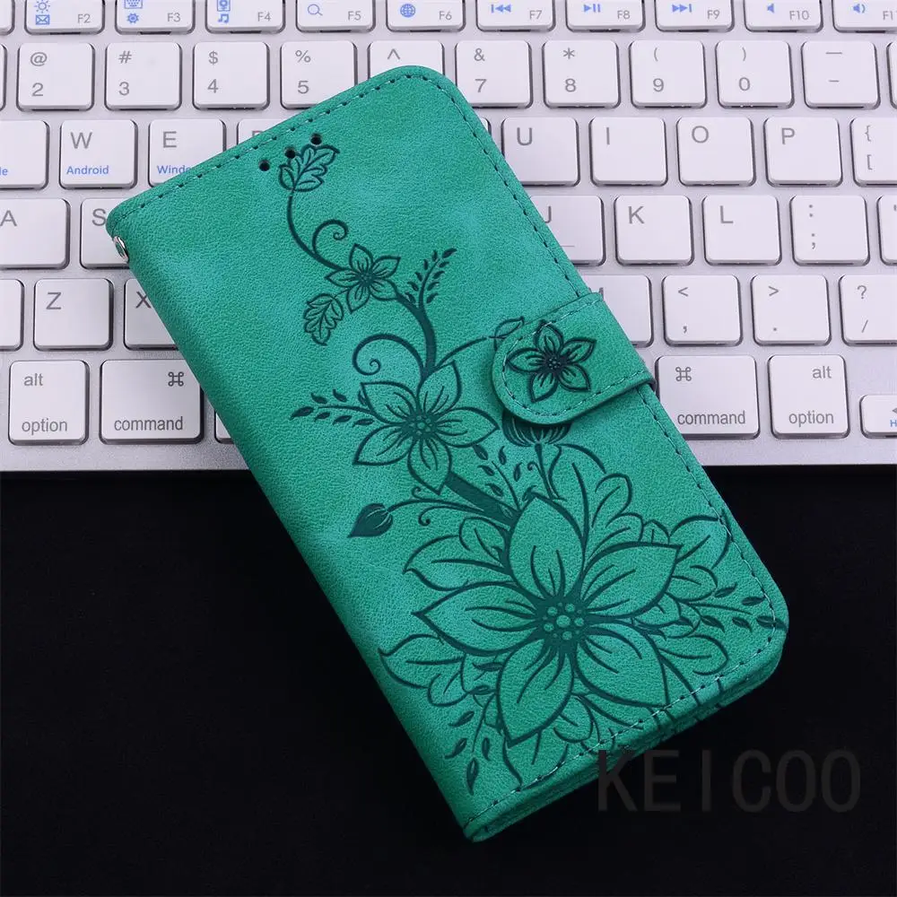 Flower Leather Case For Samsung Galaxy J7 J5 J3 2017 2016 J6 J4 Plus J730 Magnet Card Slot Wallet Flip Book Case Cover Funda