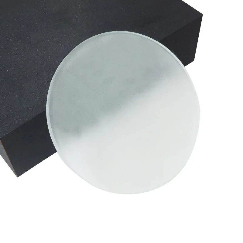 Diametro 95 mm pannello traslucido fase di lavoro in vetro smerigliato piastra rotonda per campioni spessore 4 mm per microscopio Stereo