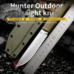 High quality multifunctional fixed blade - outdoor camping, rescue, and emergency survival knife, men's gift