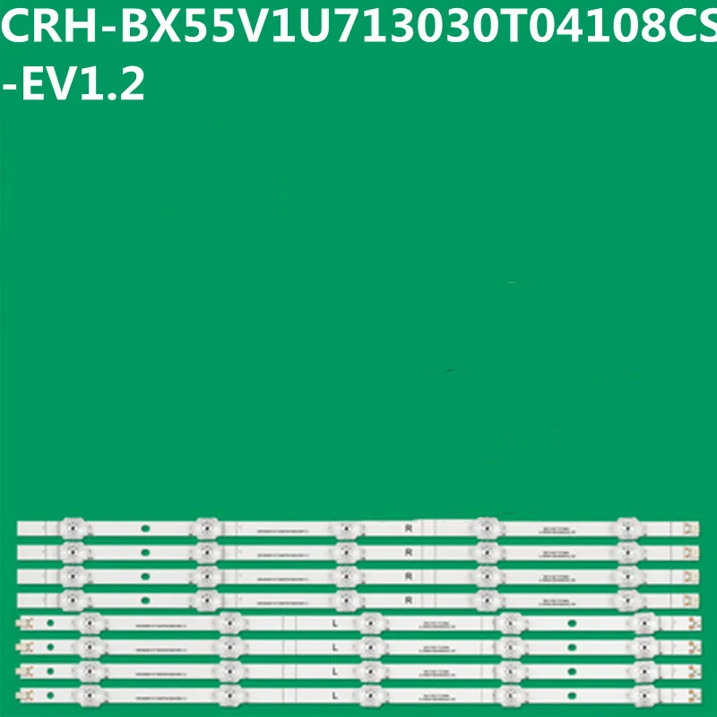 

4kits LED Backlight Strip For 55R6E 55R7F 55R6040F 55H6510F 55B7100UW 55B7100 CRH-BX55V1U713030T04108CS-REV1.2 HD550Y1U62-T0L6