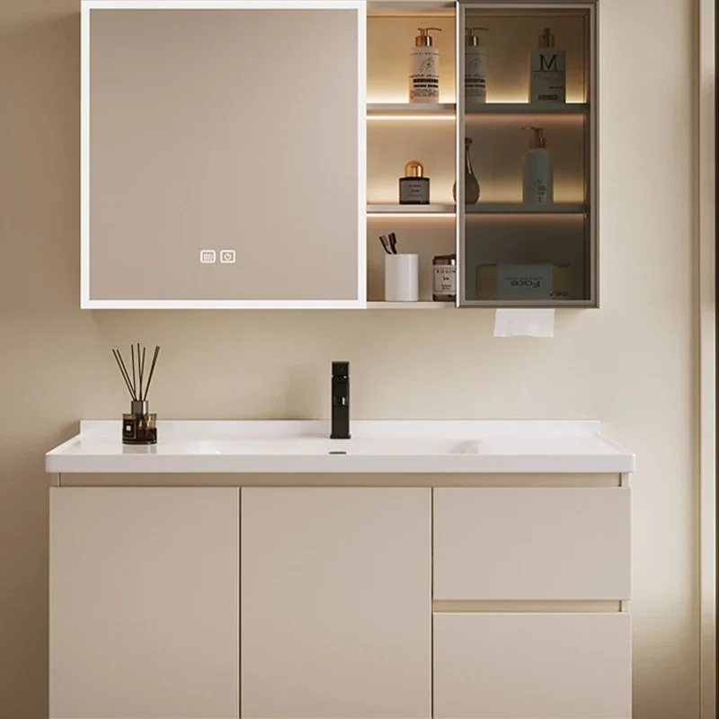 Extraction Hole Fillet Corner Bathroom Cabinets Sanitation Shower Home Furniture Vanity Mirror Bathroom Cabinets Miroir De Salle