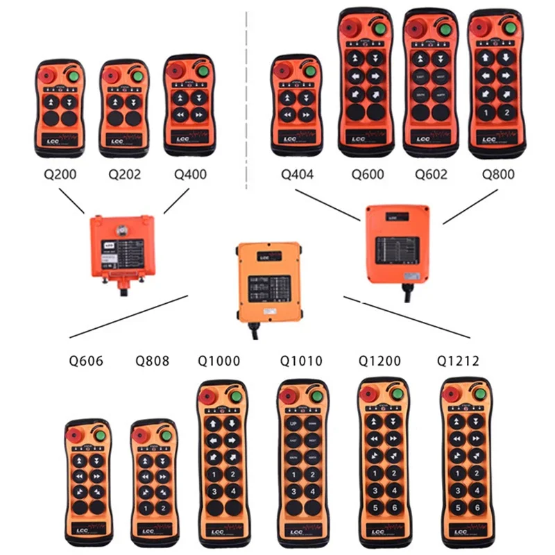 Único Botões Controle Remoto Sem Fio, Impermeável, 10 Funções, Velocidade Dupla, Industrial, Guindaste Universal, Venda Quente, 20, Venda Quente