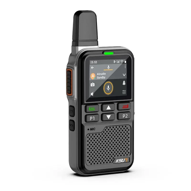 ZL38 Ptt Global Mobile Two Way Poc Radio Long Range 4g Sim Card Walkie Talkie Compatible with Zello Walkiefleet App