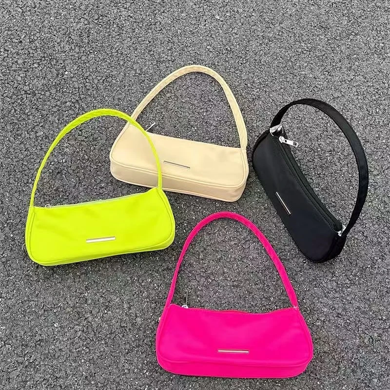 Nylon Armpit Bag Multi-color Fashionable Shoulder Bag Trendy Women's All-match Handbag Convenient for Daily Travel and Shopping