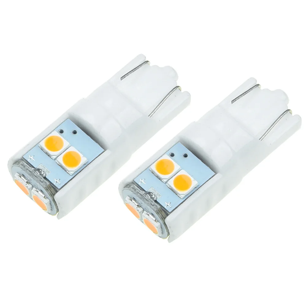 Bombilla de luz lateral para coche, lámpara de estacionamiento, 2 piezas de dirección brillante, práctica, 12V/24V, 2 unidades