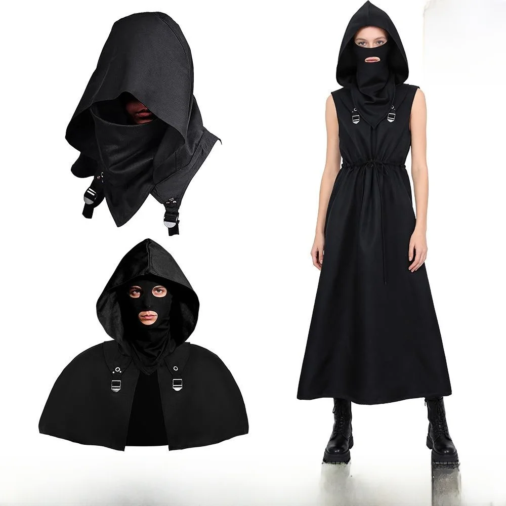 

Halloween Hooded Cape Role-playing Hat Women's Ethnic Costume Stage Clothing Young Girls under 17 Spring 2026