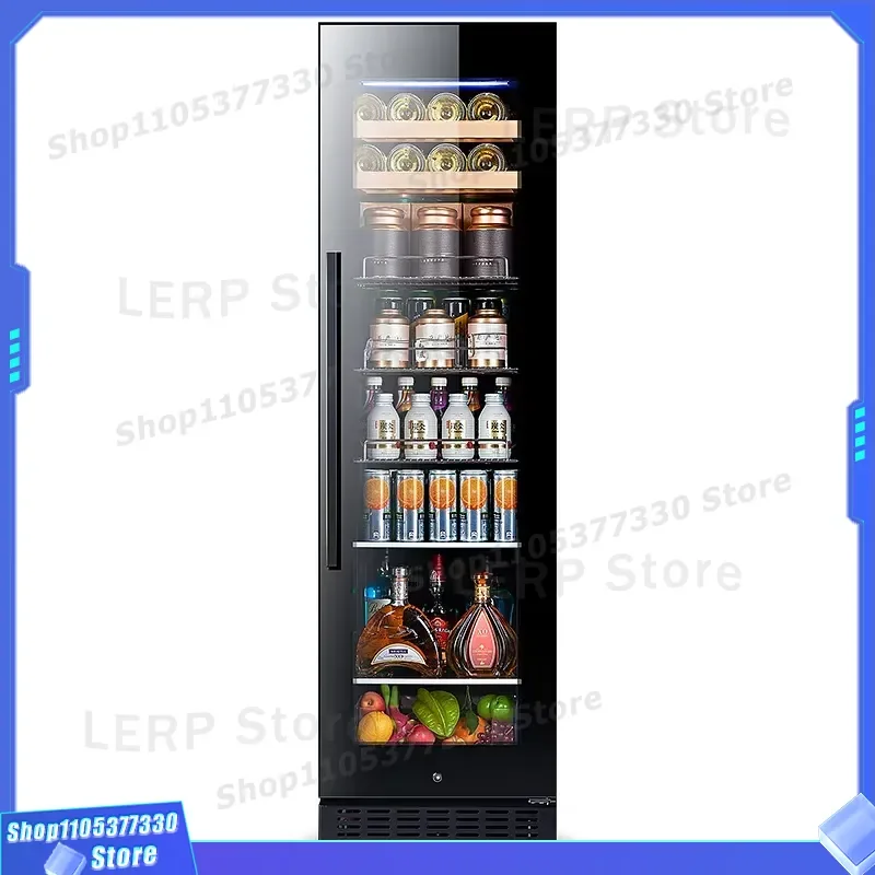 Commercial Bar Fridge R600a Compressor Beverage Cooler Independent Constant Temperature Refrigerator for Restaurant Use