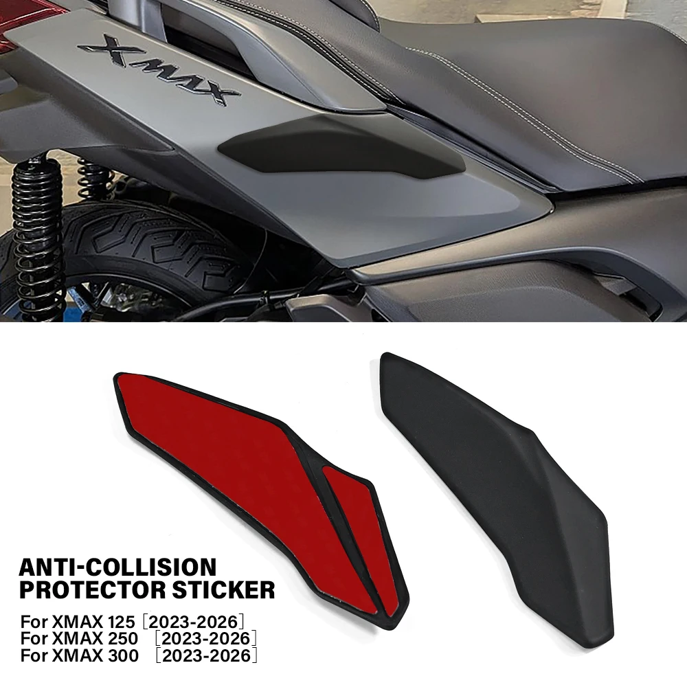 Protector Trasero de Goma de Alta Calidad para Yamaha XMAX 300 XMAX 250 XMAX 125 2023-2026, Protector de Motocicleta, Accesorios para Moto