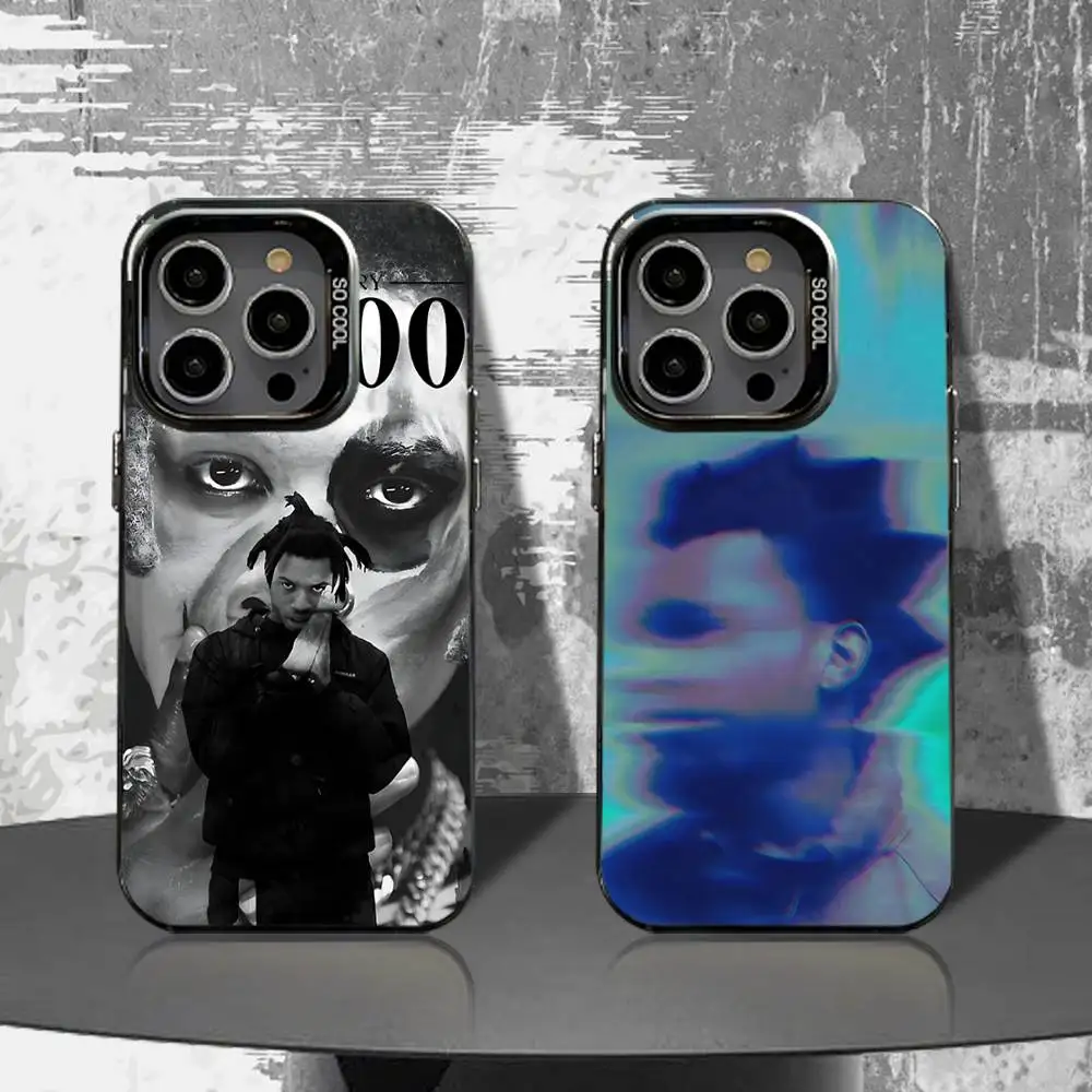 

D-Denzel Curry Ta13oo Phone Case For iPhone 16,15,14,13,12,11,Pro,XS,Max,Plus,Mini,SE4,E Black Matte Shockproof Cover
