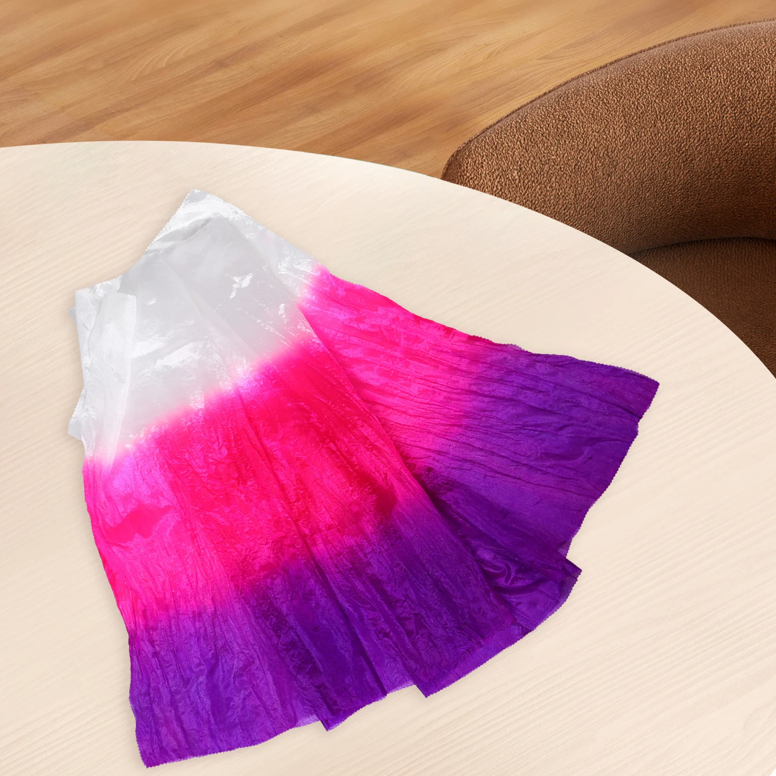 وشاح الرقص للعب المتدرج النابض بالحياة، وشاح حريري ناعم مثل المواد لأنشطة الحركة، وإكسسوارات الرقص #4