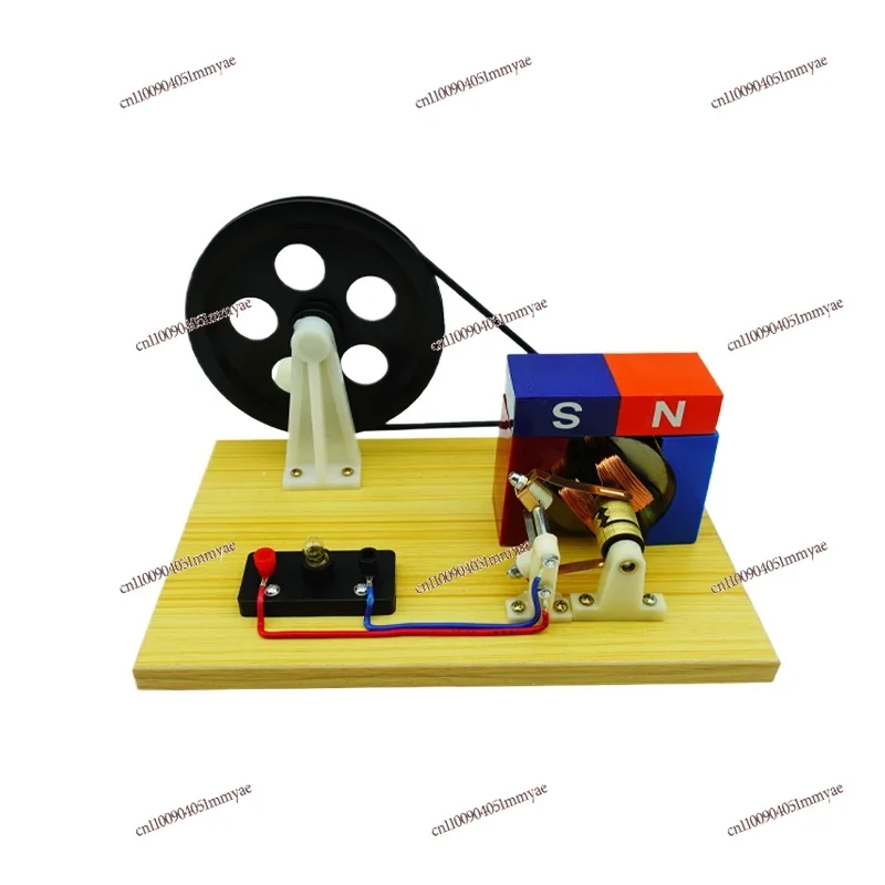 

Hand-cranked AC and DC Generator, Faraday Physical Electromagnetism Demonstration Experimental Equipment