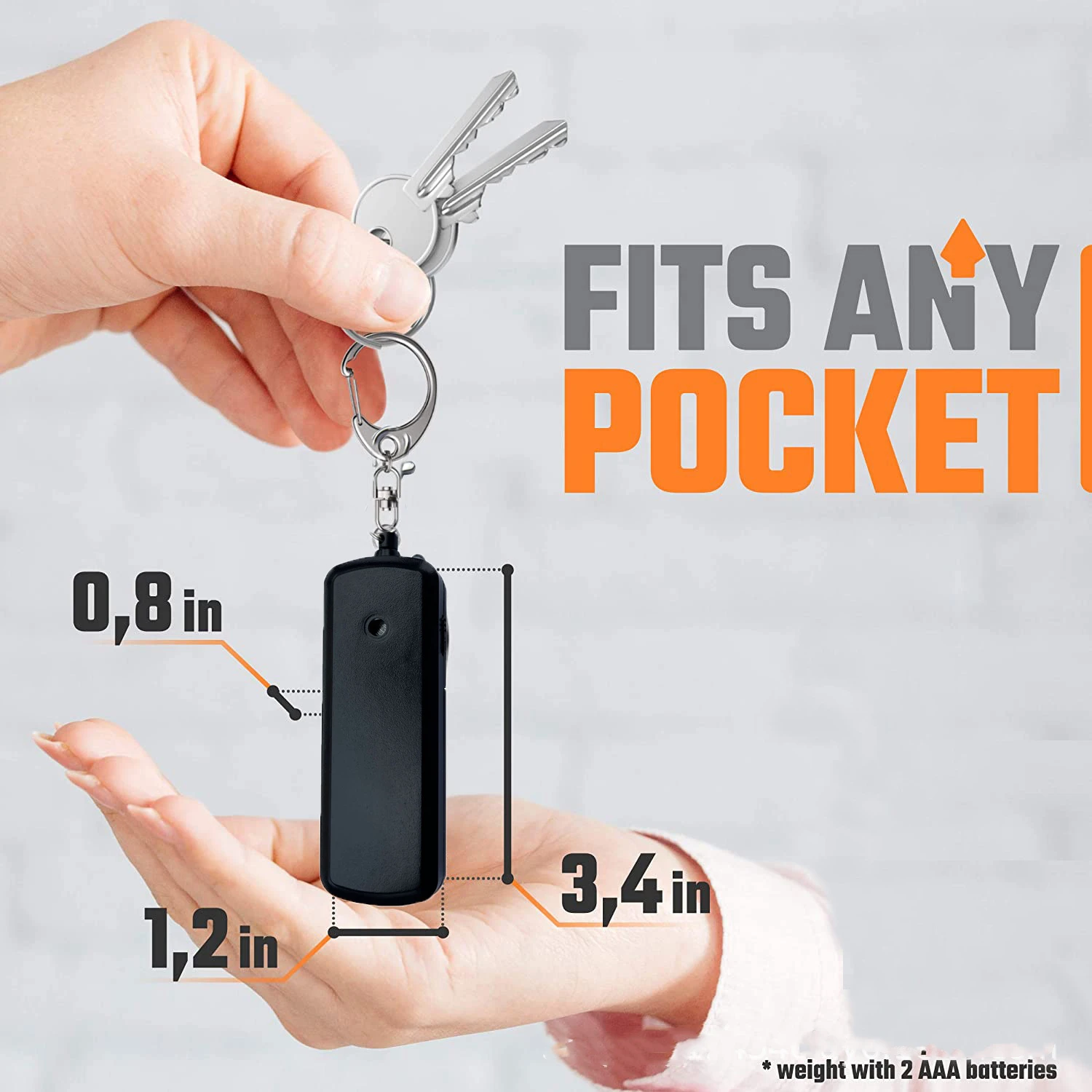 130dB Self Defense Alarm Anti-wolf Women Security Protect Alert Personal Safety Scream Keychain Emergency Alarm for kid old man