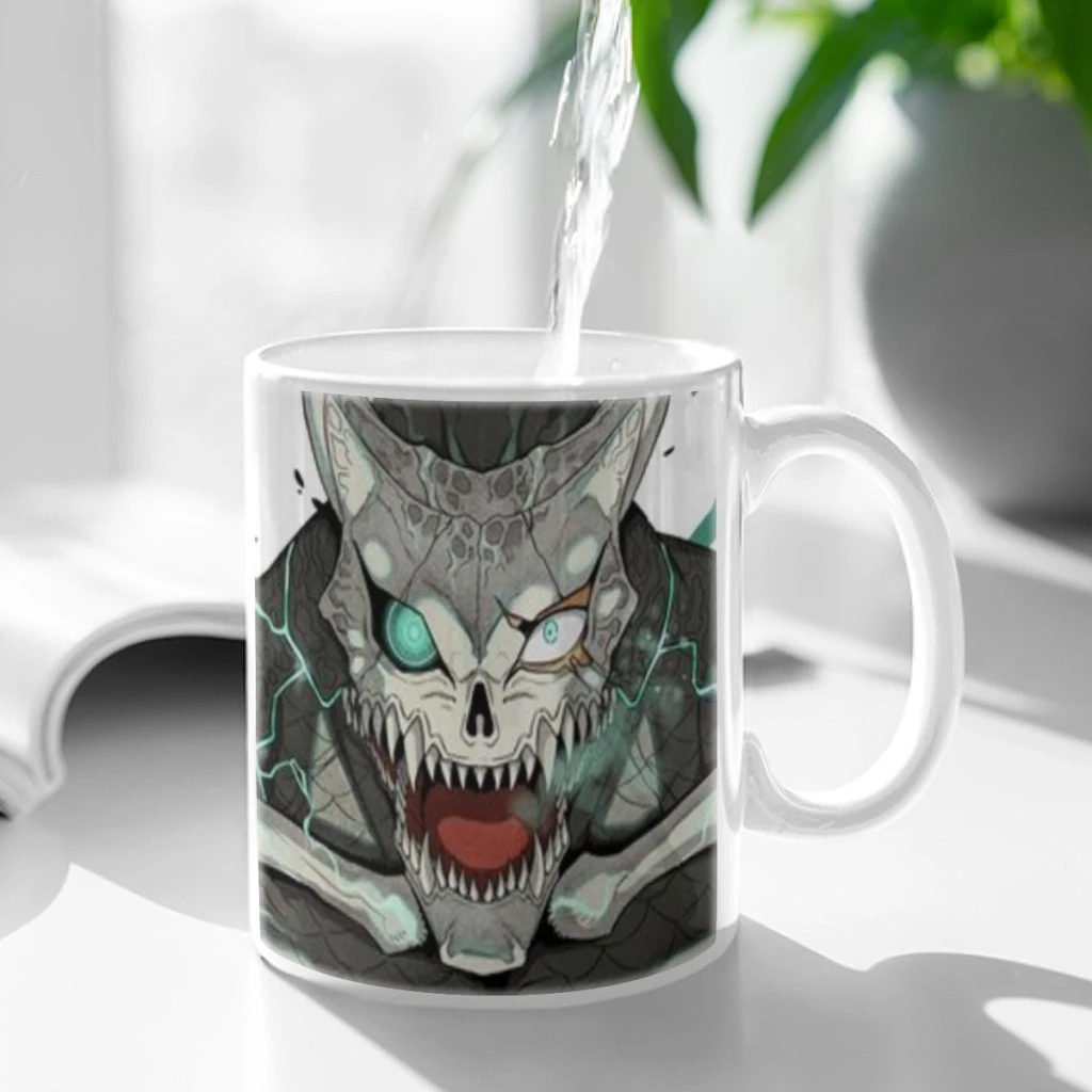 Kaiju No. 8 Anime Coffee Mug Tea Cup 11oz Coffee Cup Funny Birthday Gifts for Women and Men Ceramic Mug Personalized Cup