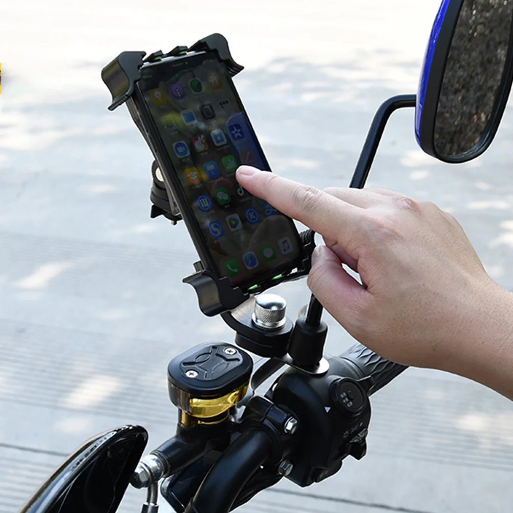 

Premium Motorcycle Phone Bracket 360 Rotation Weather Resistant Holder for Outdoor Riding Tablet Mount Green Phone Holder