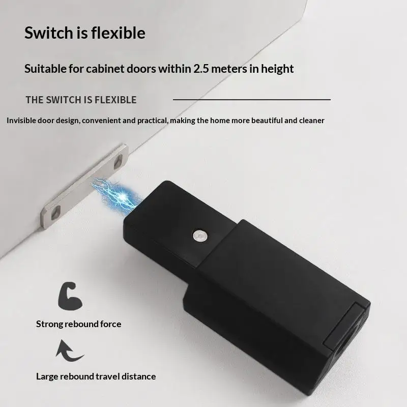 Magnetic Push To Open Latch Heavy Duty Touch Release Catch for Office File Cabinet Drawer Furniture Door Hardware