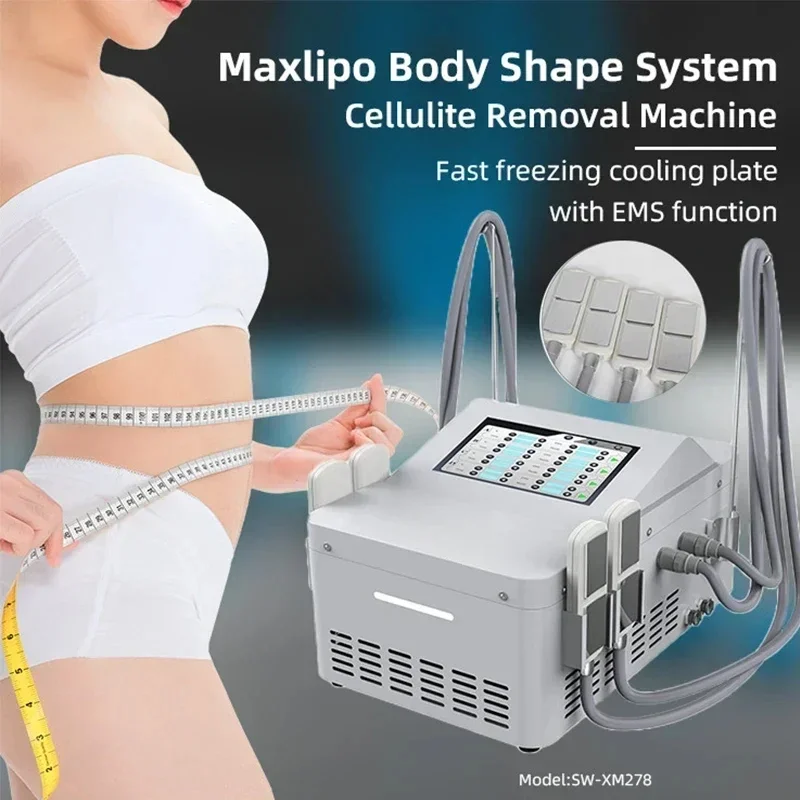 Portable Ems Body Slimming cryolipolysi Machine Latest Cryo Plate Cool Body Sculpting fa freez Salon Massager Device