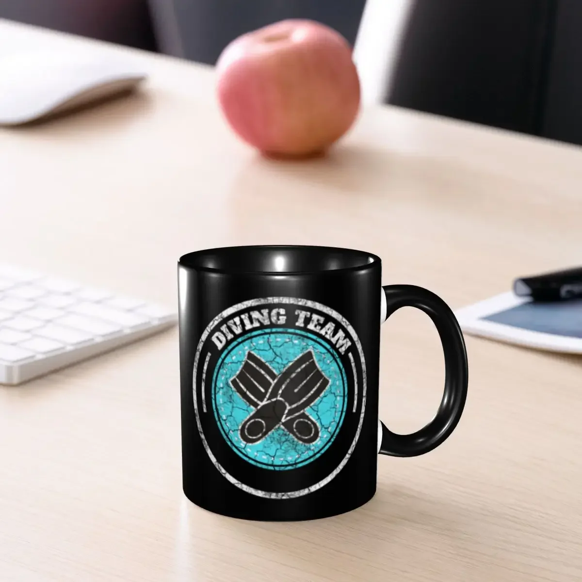 Dive Diver Scuba Diving Coffee Mug DIY Customized Ceramic Tea Milk Mug